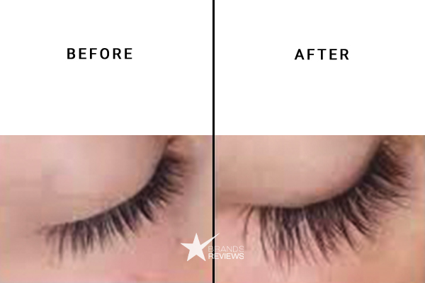 Babe Lash Eyelash Serum Before and After