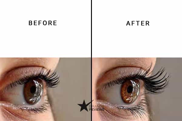 Borboleta Eyelash Serum Before and After