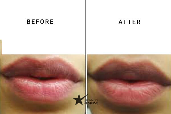 CBDfx Lip Balm Before and After
