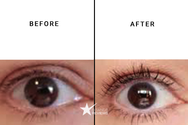 Lancer Eyelash Serum Before and After