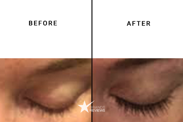 Neva Eyelash Serum Before and After