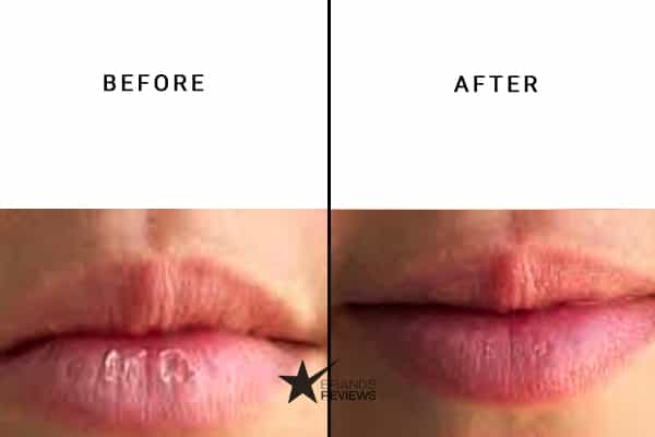 Sara Happ Lip Scrub Before and After