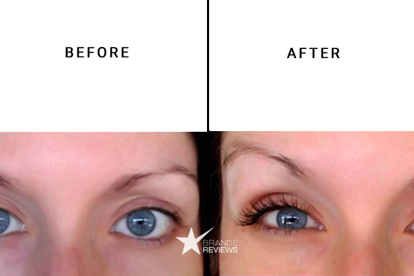 Uklash Eyelash Serum Before and After