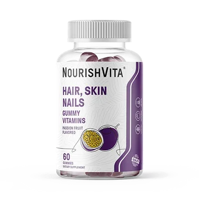 Nourishvita Gummy Hair Skin & Nails Vitamins